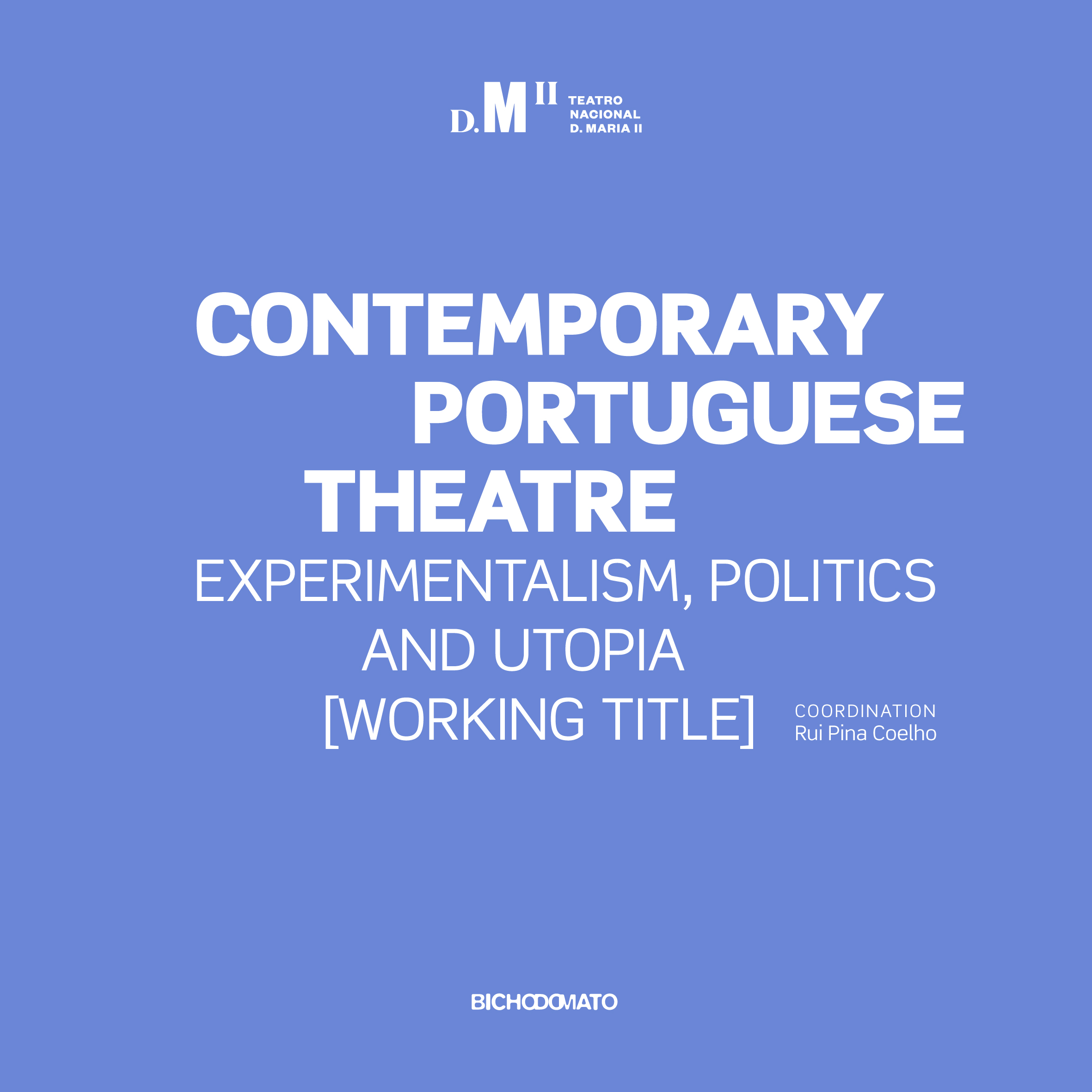 Capa: Contemporary Portuguese Theatre. Experimentalism, Politics and Utopia [working title]