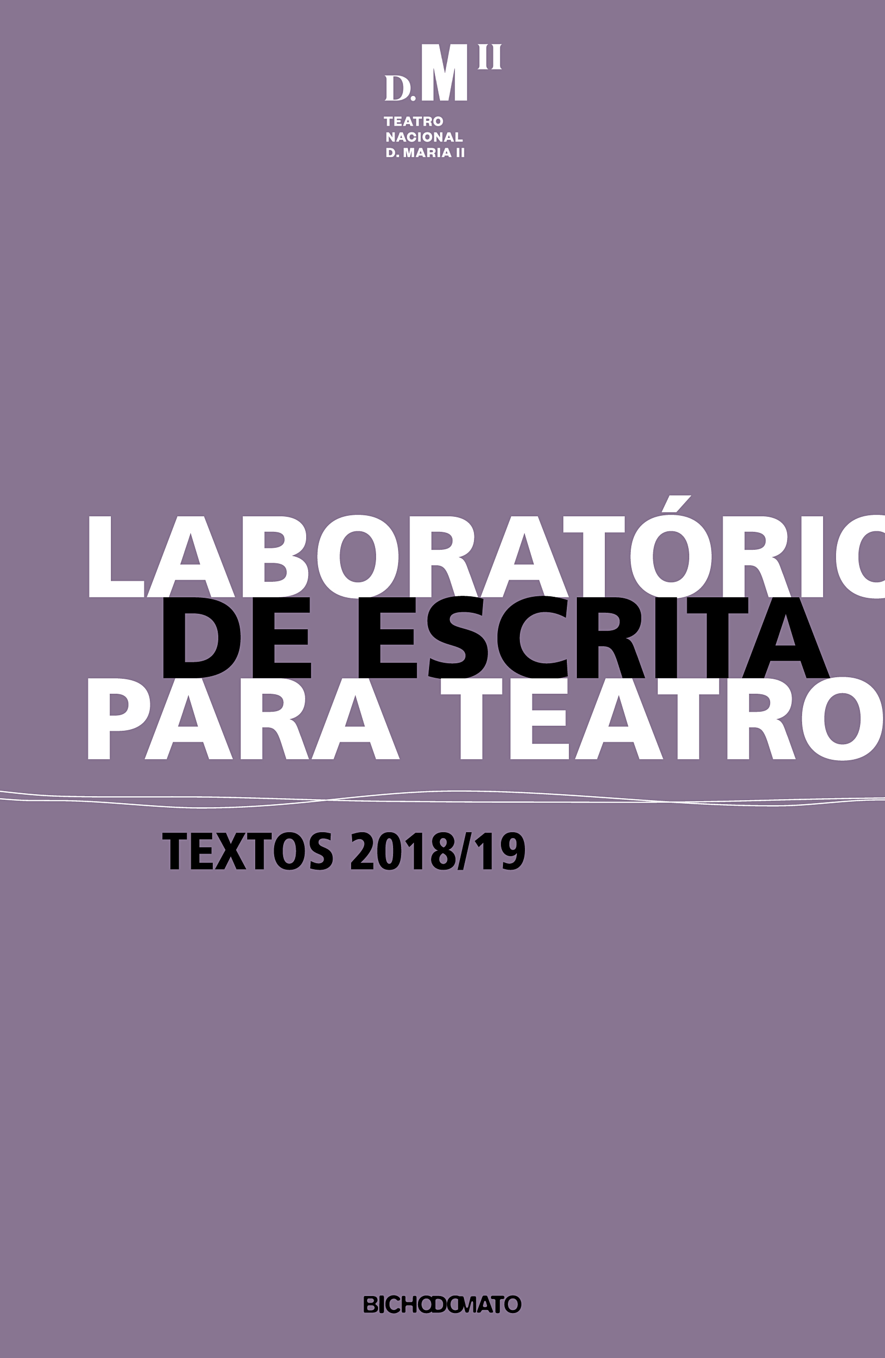 Capa: Laboratório de Escrita para Teatro (2018/19)