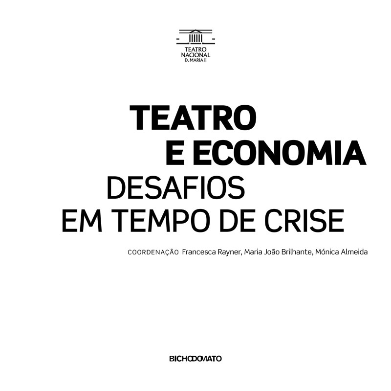 Capa: Teatro e Economia: Desafios em tempo de crise